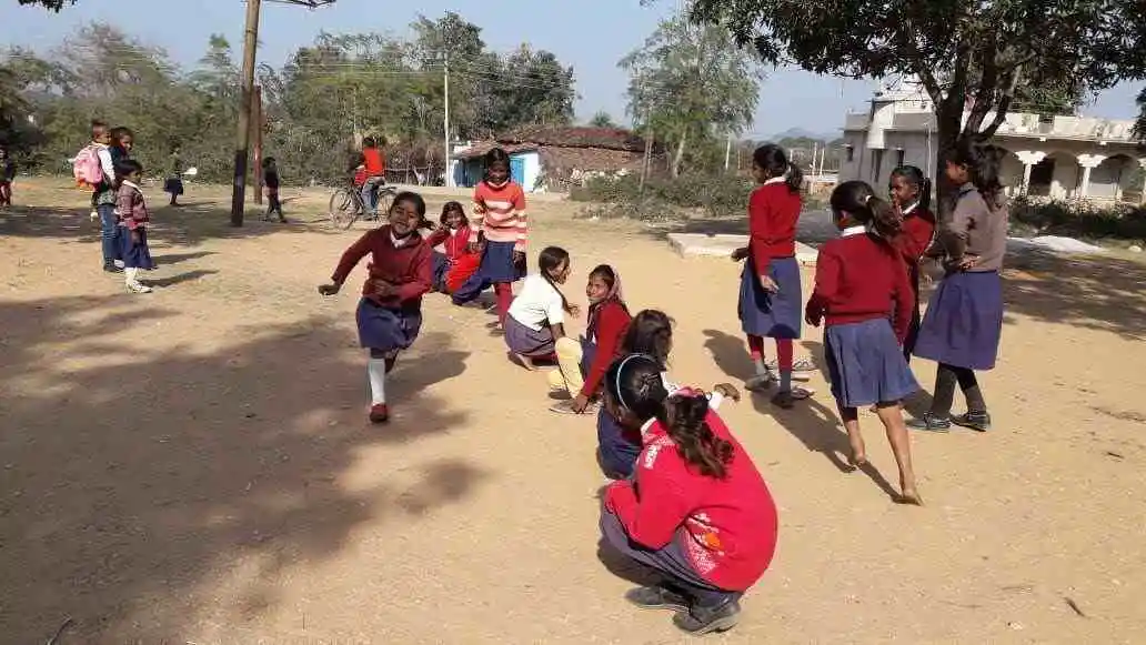 Little Keb School classroom with students learning