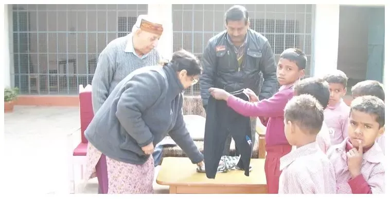 Students engaged in educational activities at Rugmark School